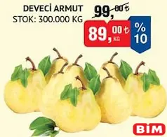 DEVECİ ARMUT KG fiyat ve kampanya bilgisi
